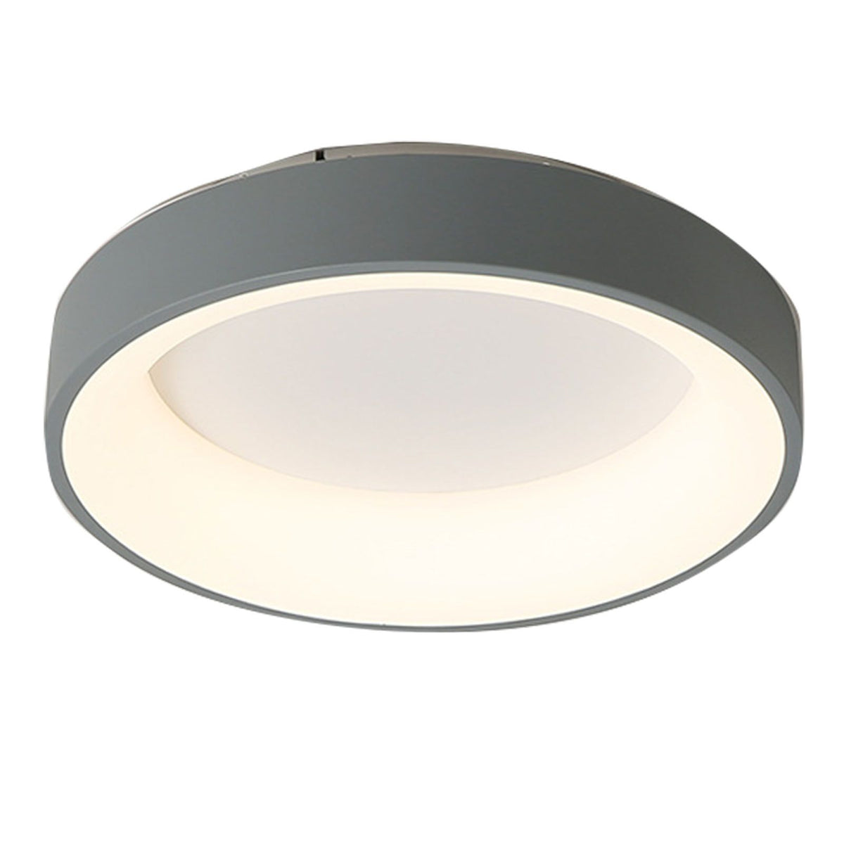 Bedroom Ceiling Light Flush Mount Dimmable LED Modern Simple Warm Romantic Lamp 100‑265V Gray 50cm