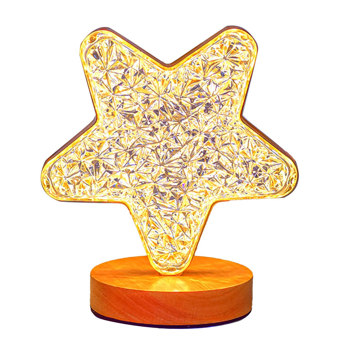 Decorative Table Lamp Bedside Night Light Romantic Table Lamps Innovative Ornaments for Bedroom Star Style