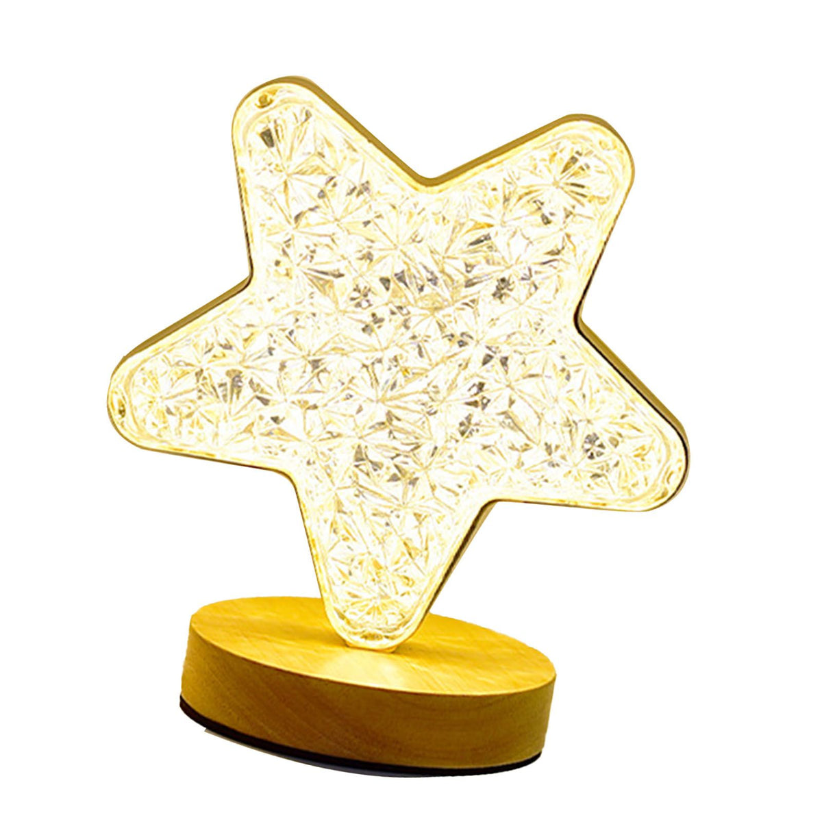 Decorative Table Lamp Bedside Night Light Romantic Table Lamps Innovative Ornaments for Bedroom Star Style