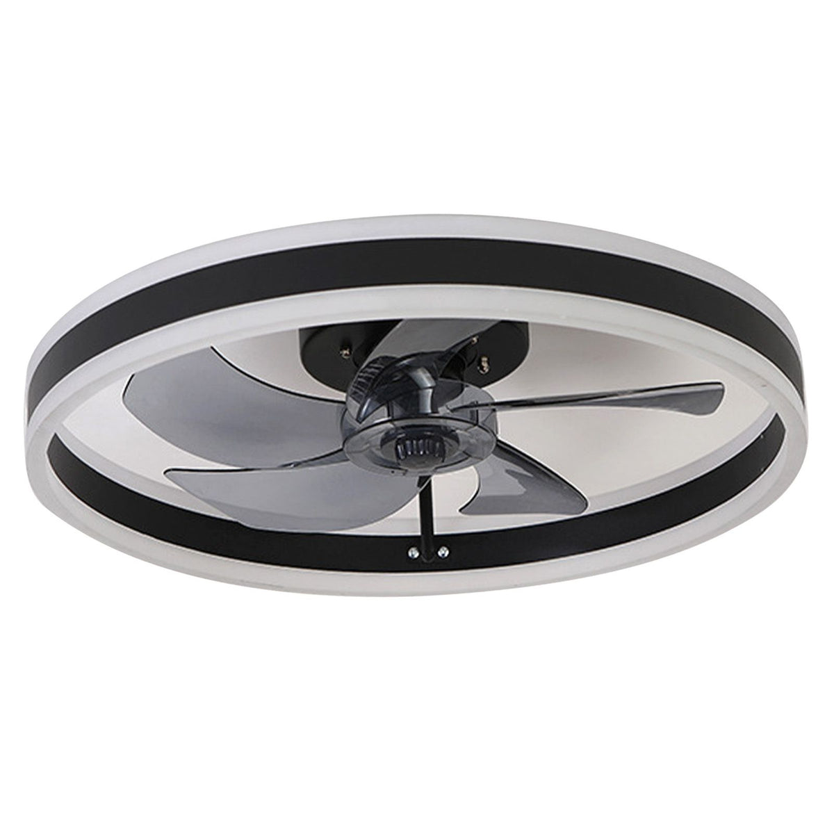 Ceiling Fan Light Lamp Variable Frequency 3000 4000 6500K Stepless Dimming Adjustable Silent for Bedroom Round L 110V