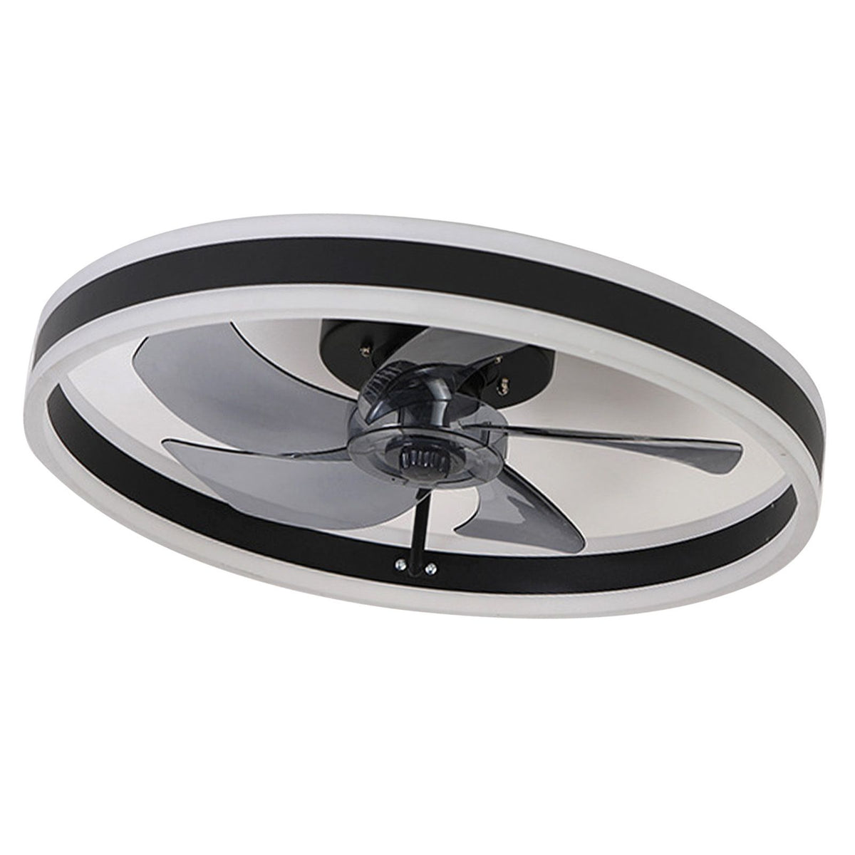 Ceiling Fan Light Lamp Variable Frequency 3000 4000 6500K Stepless Dimming Adjustable Silent for Bedroom Round L 110V