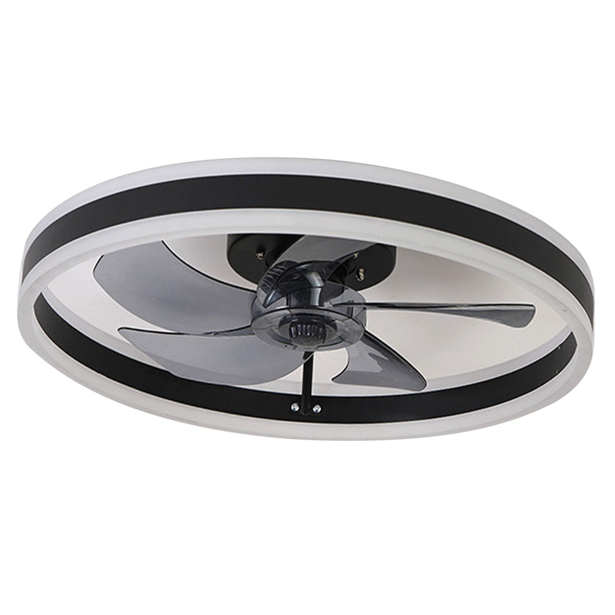 Ceiling Fan Light Lamp Variable Frequency 3000 4000 6500K Stepless Dimming Adjustable Silent for Bedroom Round L 110V