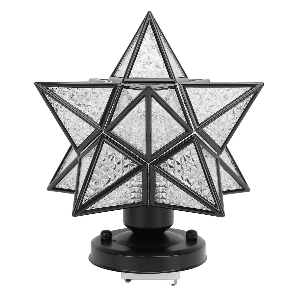 Flush Mount LED Ceiling Light 12W 3 Color Temperature E26 Bulb Hanging Ceiling Pendant Light for Living Room Bedroom 100‑265V Black
