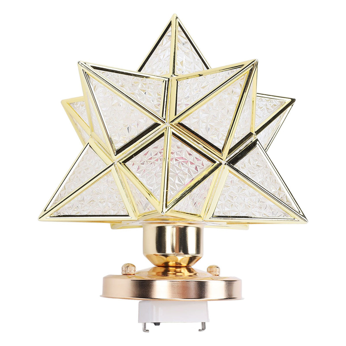 Flush Mount LED Ceiling Light 12W 3 Color Temperature E26 Bulb Hanging Ceiling Pendant Light for Living Room Bedroom 100‑265V Gold