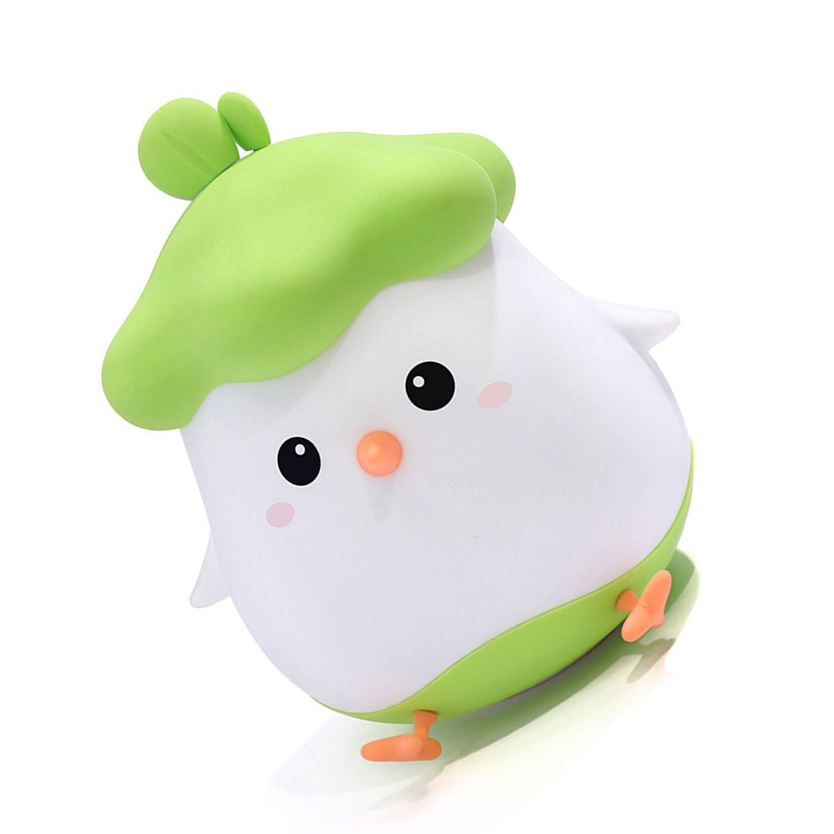 Cute LED Night Light Tap Control Rechargeable Decorative Vegetable Chicken Shape Bedside Lamp for Bedroom Kids Room