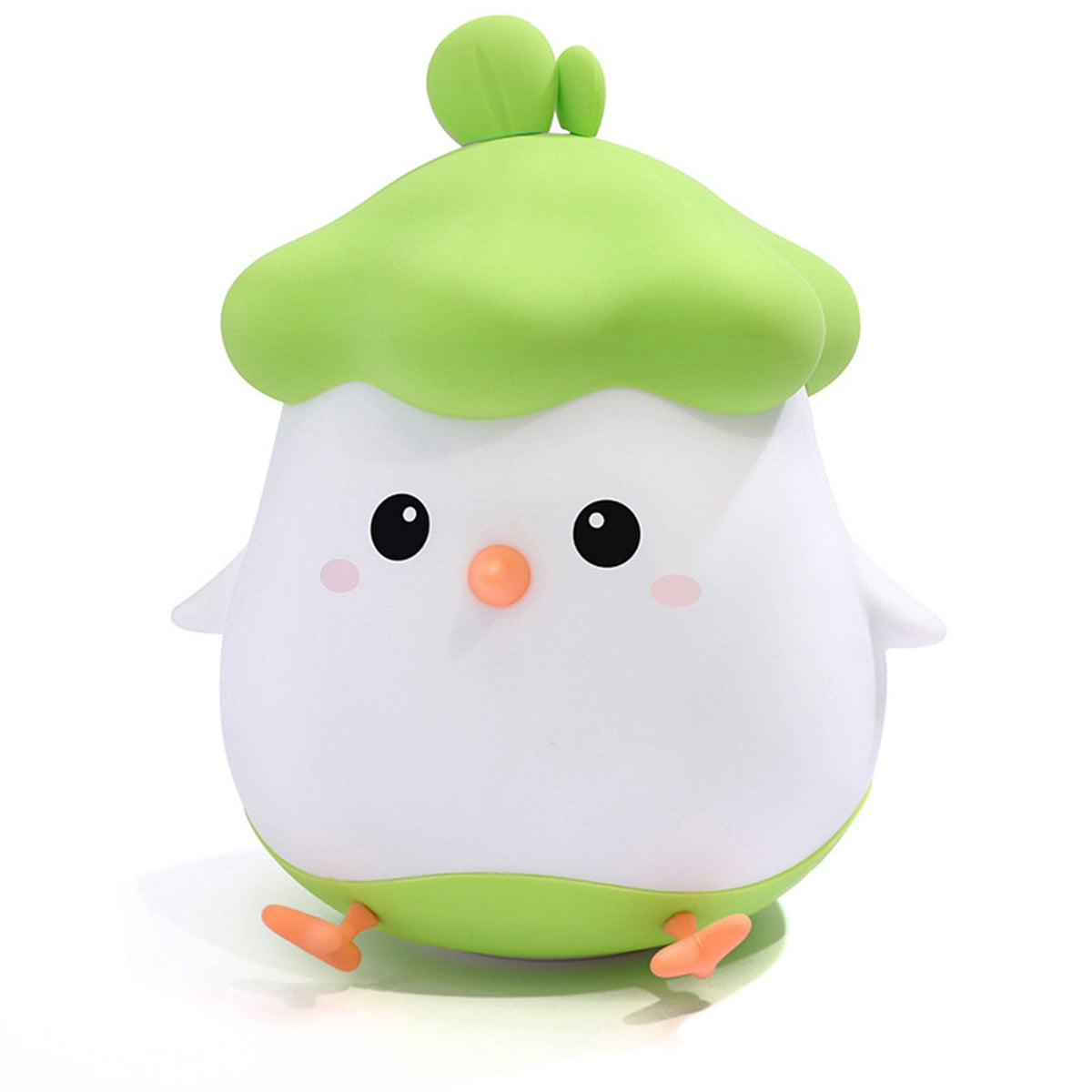 Cute LED Night Light Tap Control Rechargeable Decorative Vegetable Chicken Shape Bedside Lamp for Bedroom Kids Room