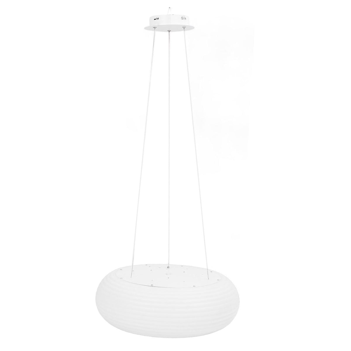 Pendant Light Round Milky White PC Lampshade LED Height Adjustable 3 Color Temperature Stepless Dimmable Modern Hanging Lamp for Kitchen Island