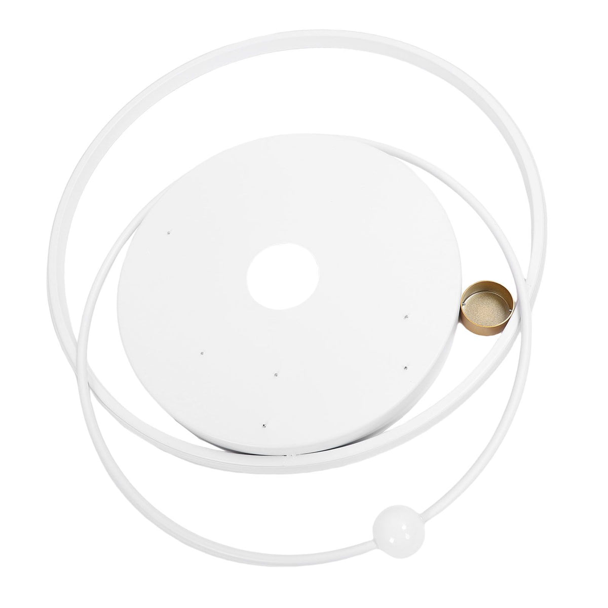 Modern LED Ceiling Light Dimmable Flush Mount Ceiling Lamp with Remote Control for Bedroom Living Room Dining Room Kitchen White