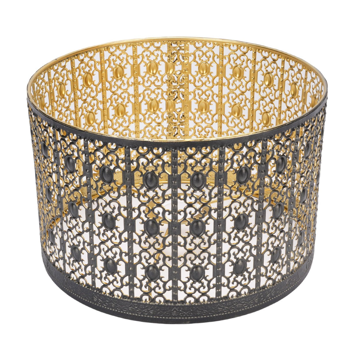 Metal Lamp Shade High Light Transmittance Modern Decorative Hollow Iron Lampshade for E14 E27 Bulbs