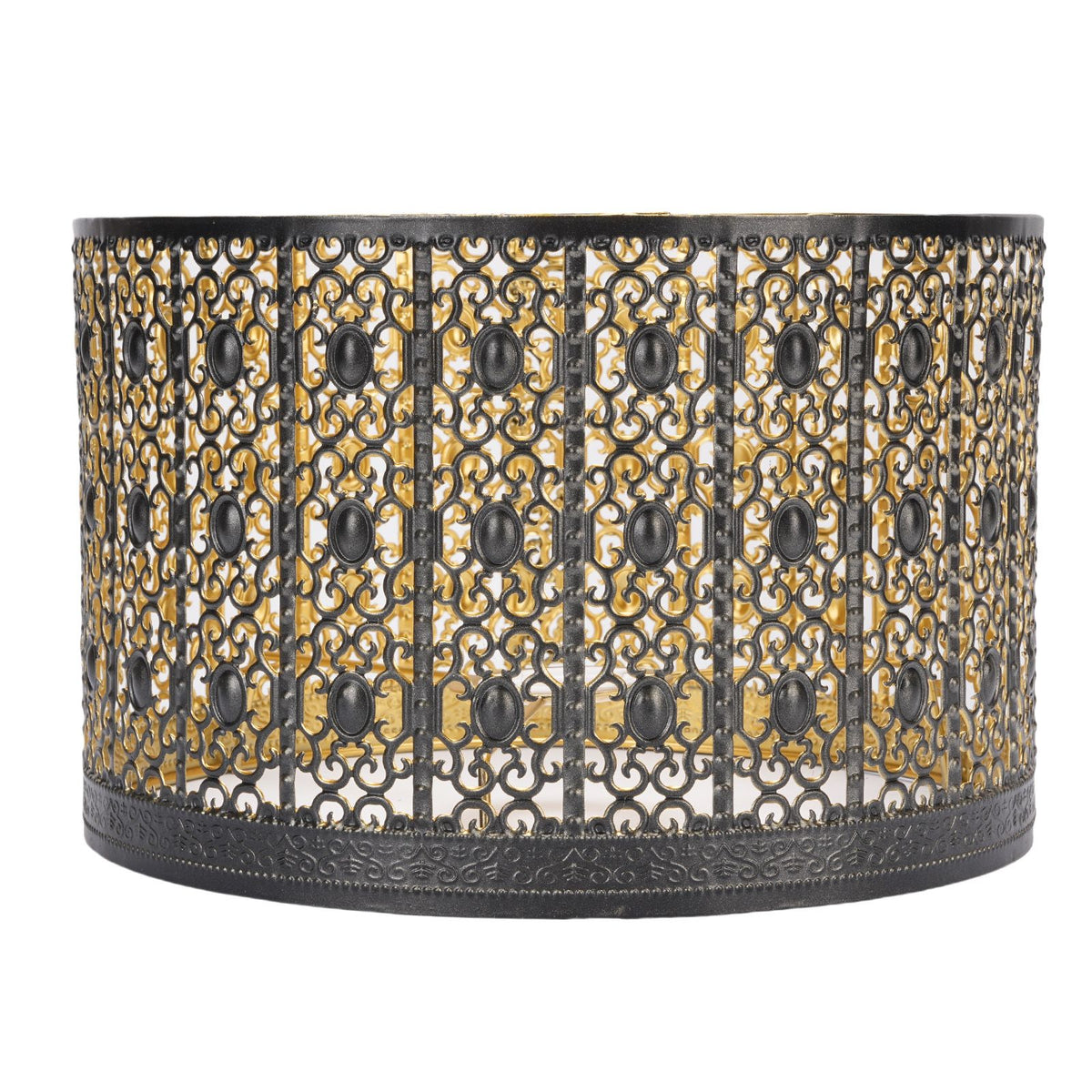 Metal Lamp Shade High Light Transmittance Modern Decorative Hollow Iron Lampshade for E14 E27 Bulbs