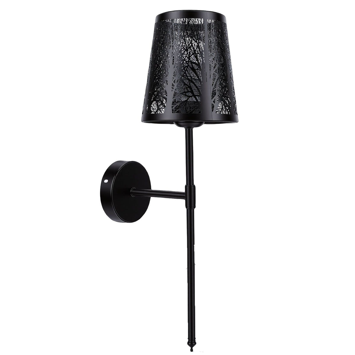 Wall Sconce Rechargeable Dimmable RGB Wall Light Hollow Out Bedside Light with Remote Control for Bedroom