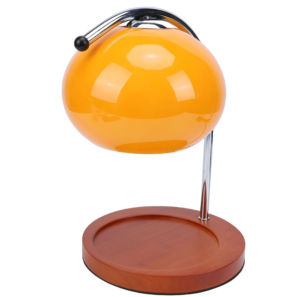 Candle Warmer Lamp Adjustable Temperature Dimmable Glass Candle Melting Desk Lamp Bedroom Decorative Light Orange