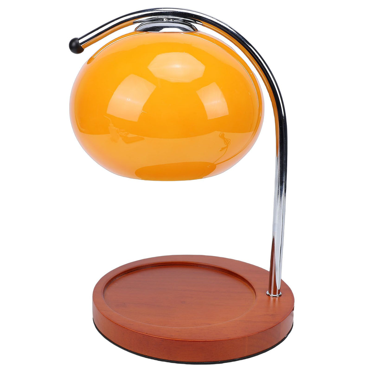 Candle Warmer Lamp Adjustable Temperature Dimmable Glass Candle Melting Desk Lamp Bedroom Decorative Light Orange