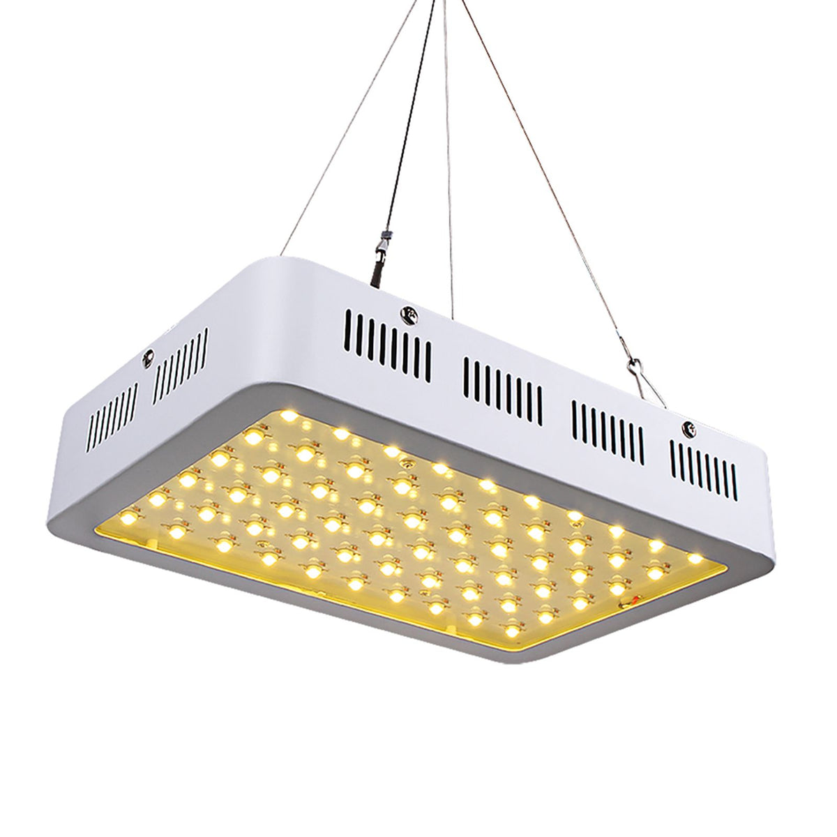 600W LED Grow Light 3500K Full Spectrum Grow Light Daisy Chain Plant Grow Lights for Indoor Greenhouses Plants Seedling Vegetables Flowers Succulents
