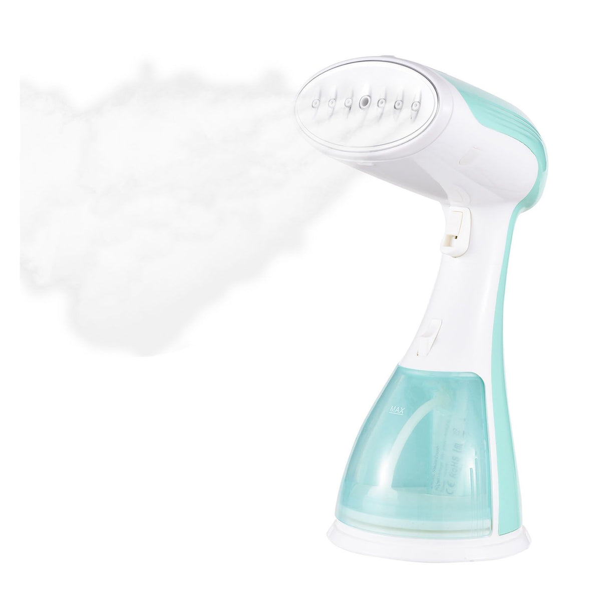 1500W Steamer for Clothes 2 in 1 Fabric Wrinkles Remover and Clothing Iron 35s Fast Heating 300ml Detachable Water Tank Portable Handheld Garment Steamer with Brush for Clothes Fabrics Curtains and Bedding
