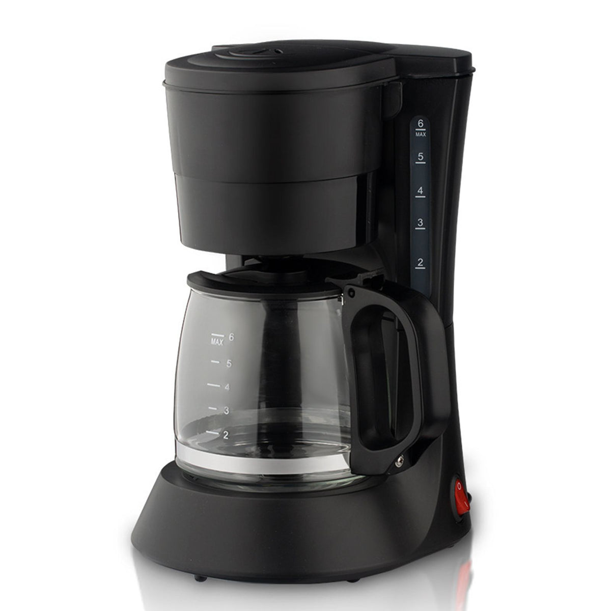 Electric Coffee Maker Drip Coffee Machine with 600ml/20.3oz Coffee Pot Espresso Maker 600W Heating Coffee Tea Pot with Anti-drip Function Ergonomic Handle Visible Pot Marked with Scales