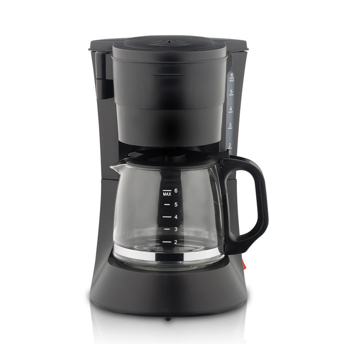 Electric Coffee Maker Drip Coffee Machine with 600ml/20.3oz Coffee Pot Espresso Maker 600W Heating Coffee Tea Pot with Anti-drip Function Ergonomic Handle Visible Pot Marked with Scales