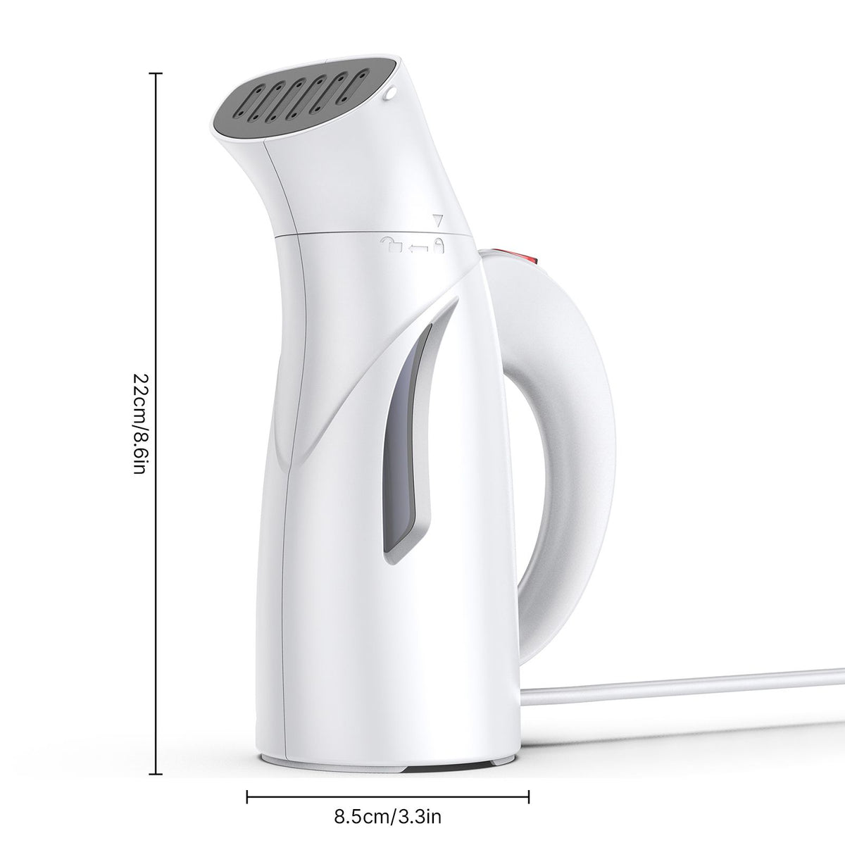 Portable Steamer for Clothes Handheld 140℃/284℉ High Temperature Steam 240ml/8.1oz Water Tank 700W High Power 40s Fast Heat Strong Penetrating Garment Steamer Removes Wrinkle for Home Office Travel
