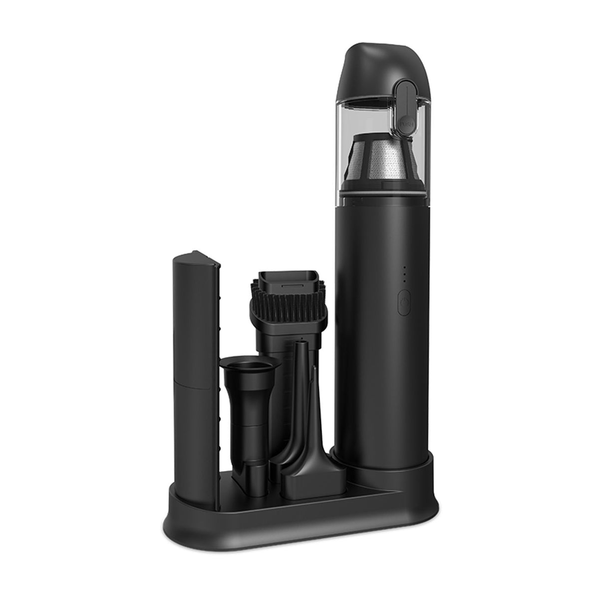Portable Vacuum Cleaner with Cleaning Inflating and Deflating Nozzle 2 Gear Rechargeable Cordless Mini Vacuum Cleaner with Storage Charging Base Removable Dust Cup for Home Sofa Keyboards Car interior Air Mattress