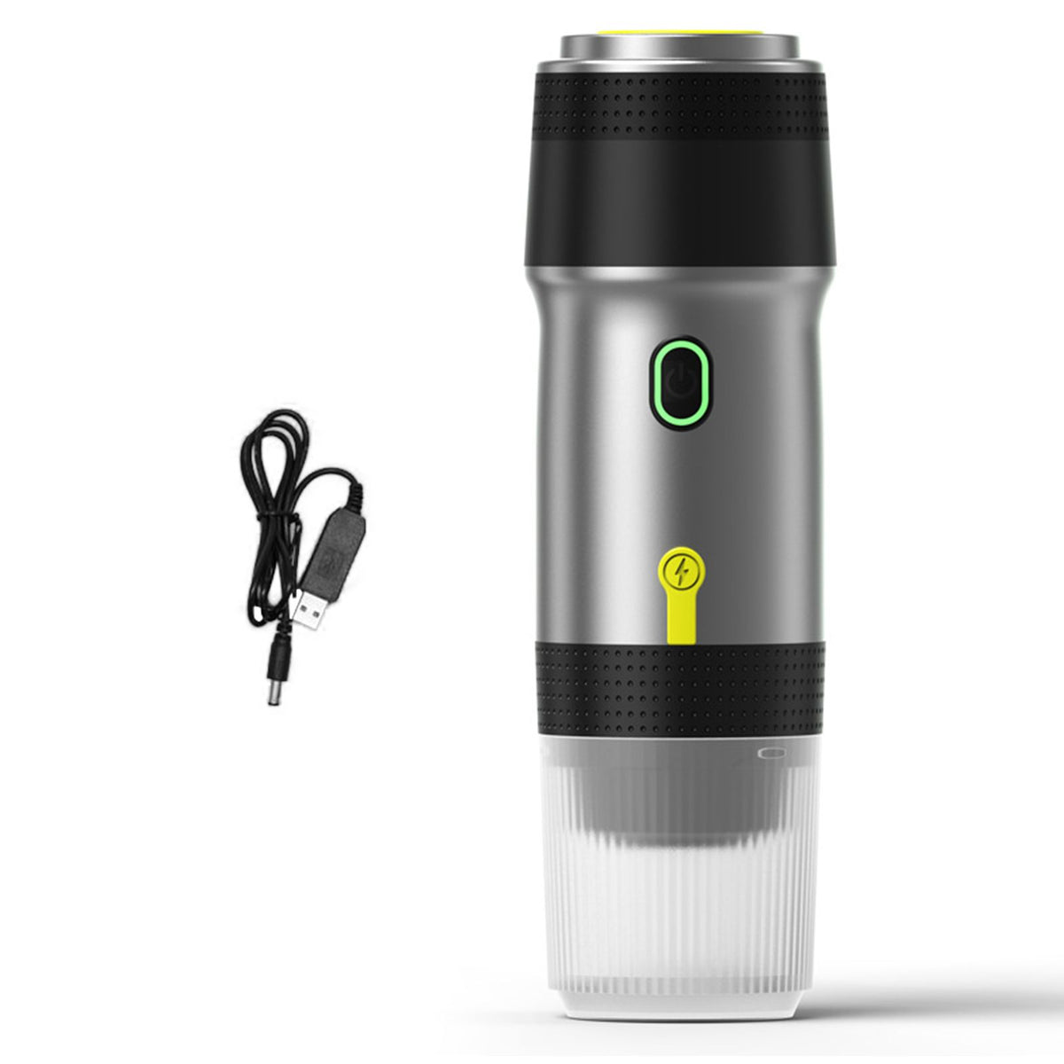 Portable Coffee Machine for Car Home Travel 3 in 1 Cordless Electric Coffee Maker Work With Capsule and Ground Coffee Mini Cold Brew and Heating Coffee Maker with 120ml Cup