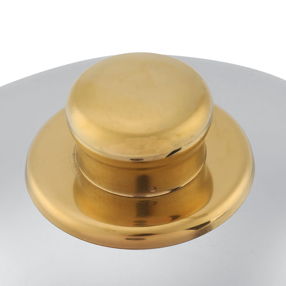 Stainless Steel Kitchen Restaurant Dining Food Serving Platter Lid Dome Plate Cover (Small)