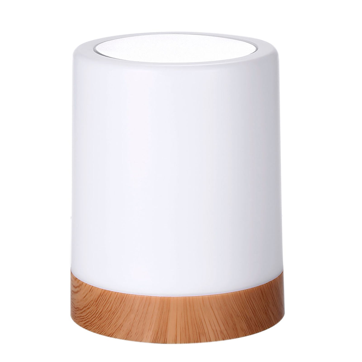 Touching Control Bedside Light USB Rechargeable Dimmable Table Lamp Warm White & RGB Color Changing Night Light for Living Room Bedrooms Office
