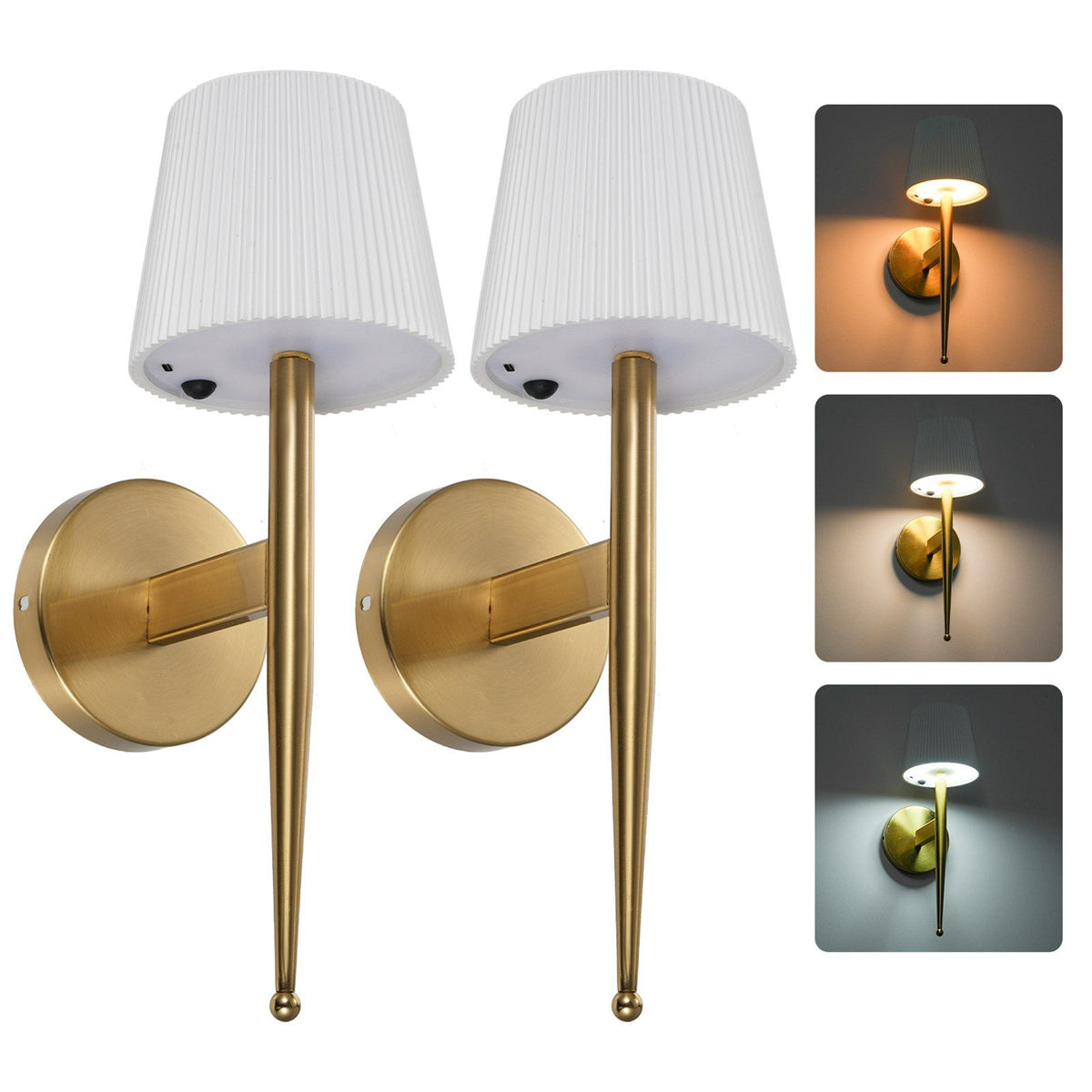 Modern Decorative Wall Sconce Solar-powered Wall Light Indoor Outdoor Wall Lighting Fixture Wall-mounted Lamp for Living Room Beadroom Study Porch Yard