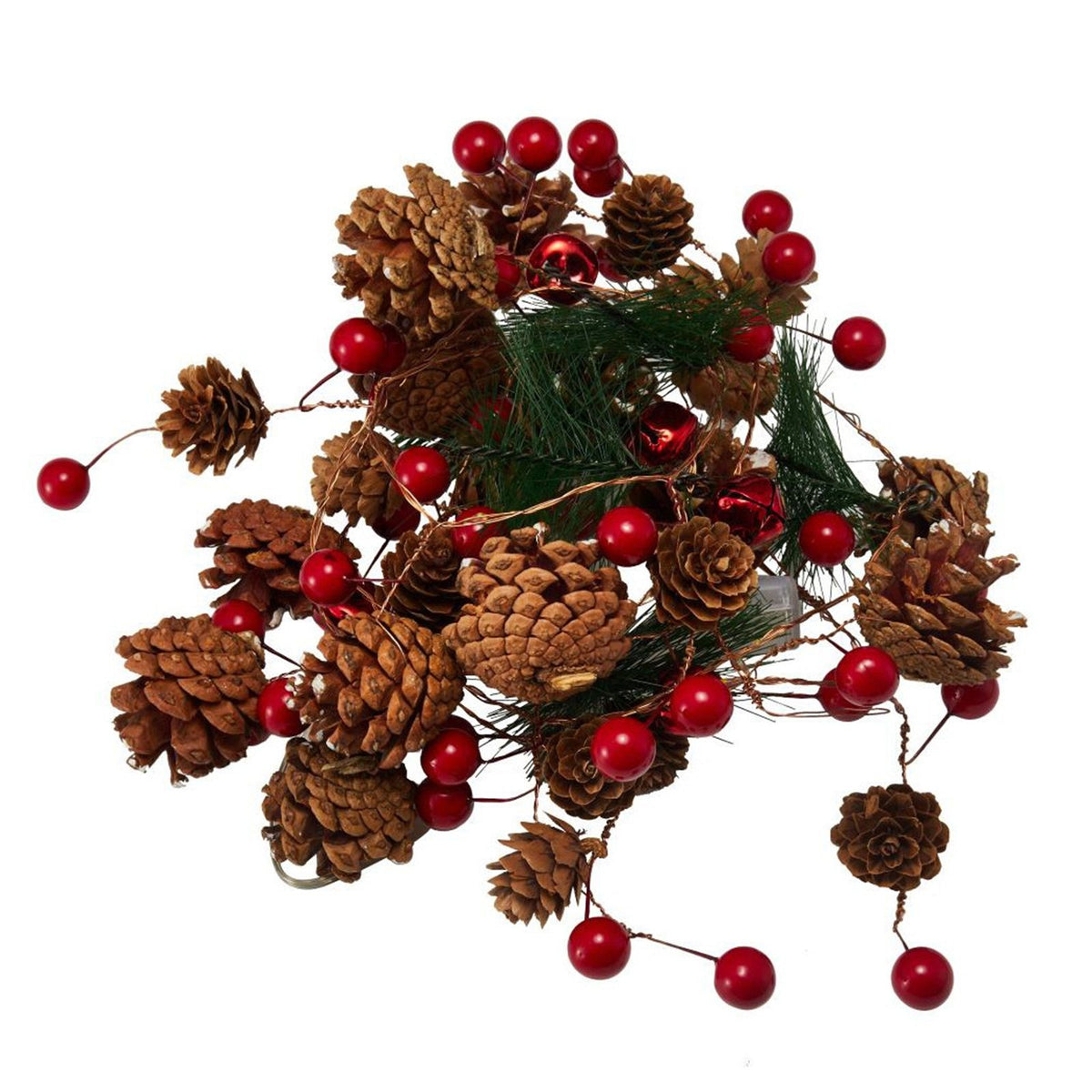 LED Copper Wire Lights Pinecone Light String Pine Needle Decoration Small Mulberry Creative Decorative Lights