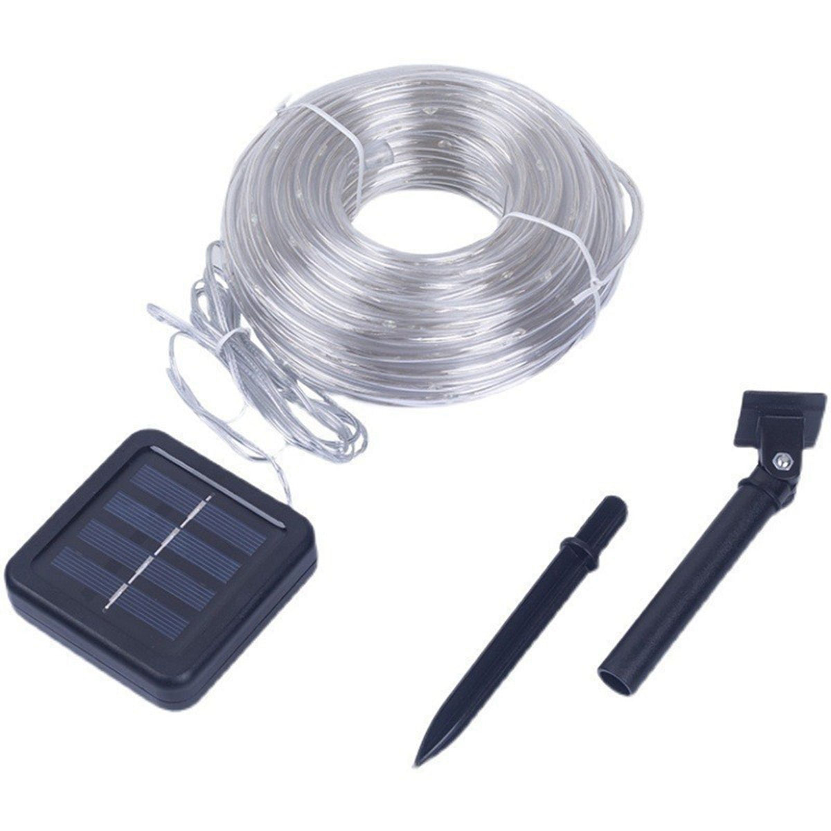 Solar LED Tube Lights Decorative String Lights Outdoor Garden Landscape Lighting Festive Party Wedding Lights