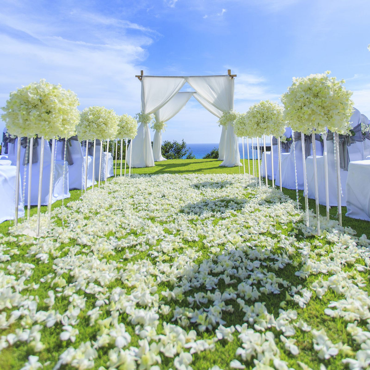 Wedding Acrylic Road Lead Flower Stand Cylinder Vase Flower Arrangement Wedding Decoration