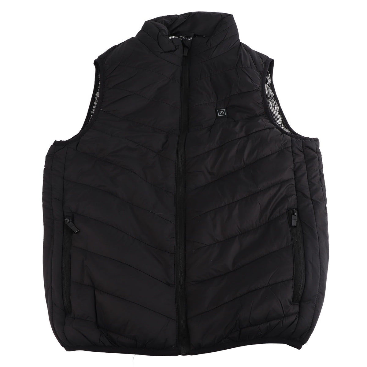 Heated Jacket Unisex 3 Gears Four Zones Heating Polyester Fiber Electric Thermal Vest for Outdoor Winter M