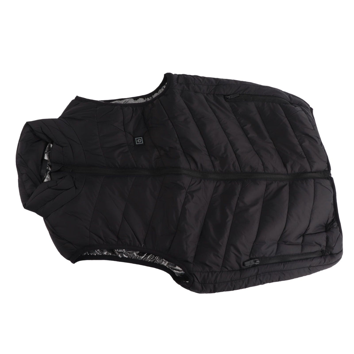 Heated Jacket Unisex 3 Gears Four Zones Heating Polyester Fiber Electric Thermal Vest for Outdoor Winter M