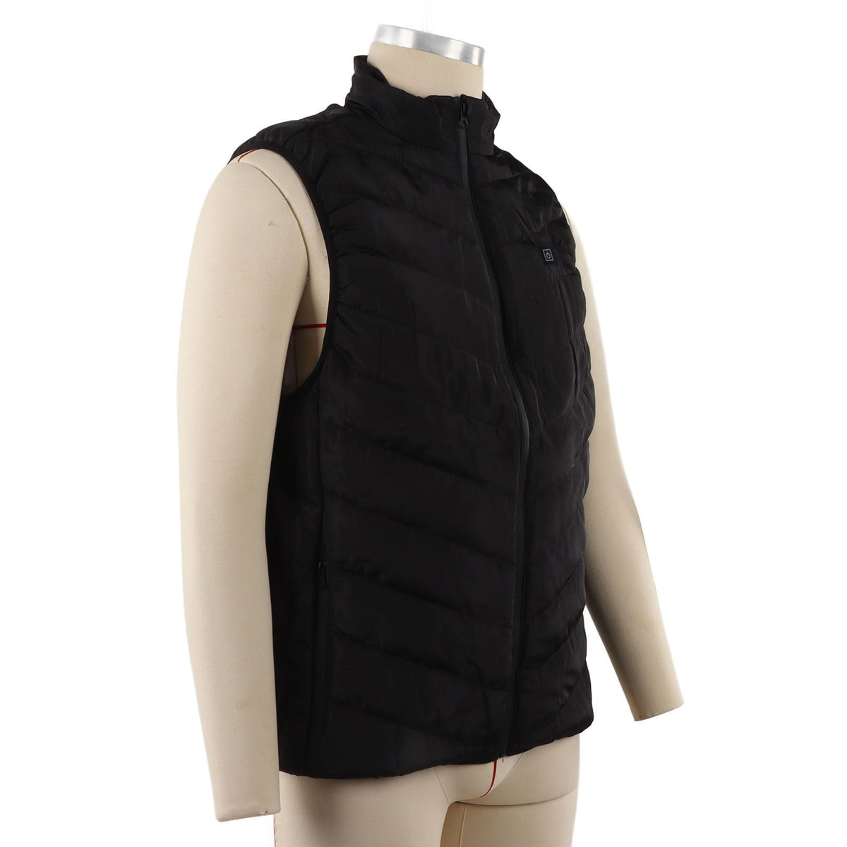 Heated Jacket Unisex 3 Gears Four Zones Heating Polyester Fiber Electric Thermal Vest for Outdoor Winter M