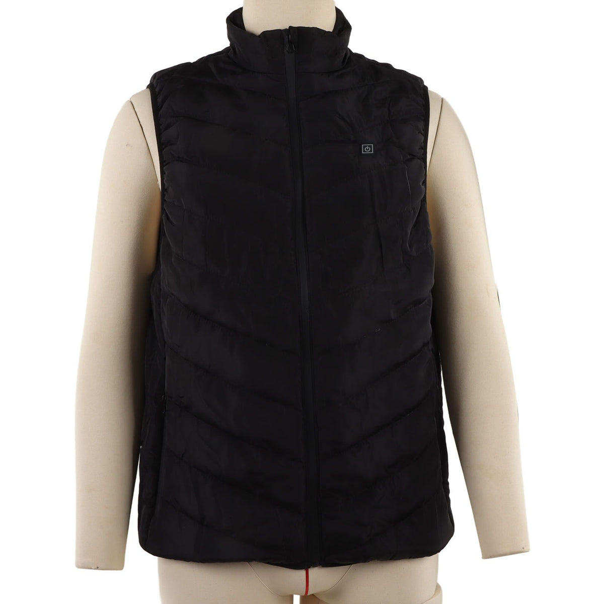 Heated Jacket Unisex 3 Gears Four Zones Heating Polyester Fiber Electric Thermal Vest for Outdoor Winter M