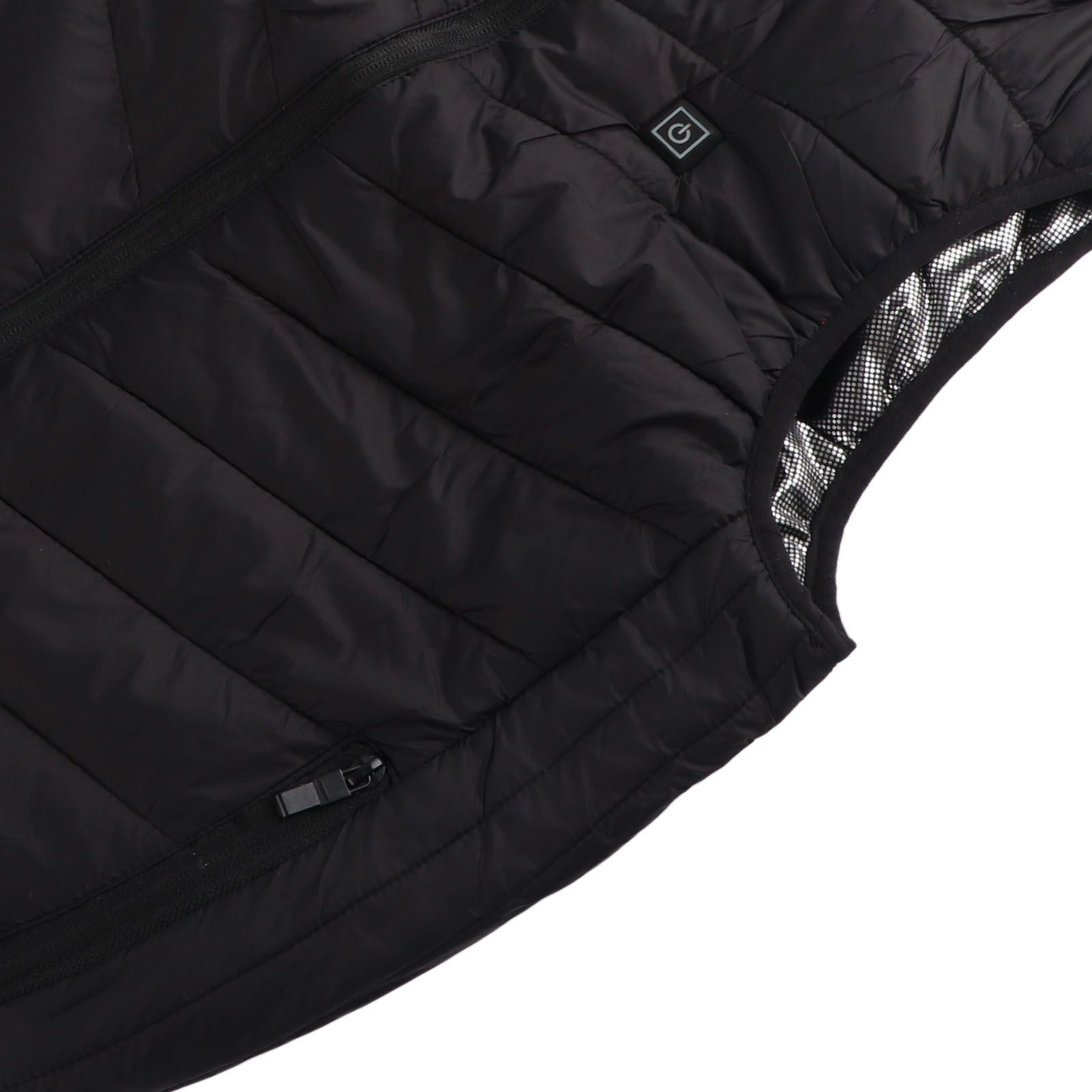 Heated Jacket Unisex 3 Gears Four Zones Heating Polyester Fiber Electric Thermal Vest for Outdoor Winter XXL