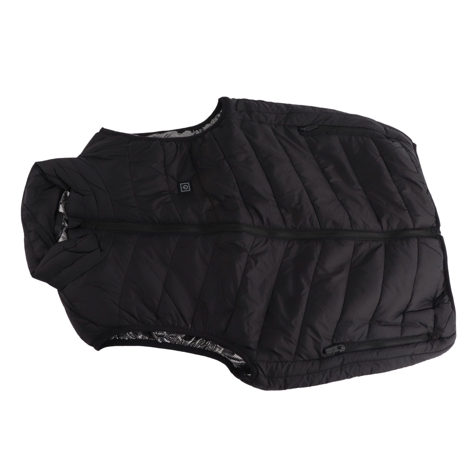 Heated Jacket Unisex 3 Gears Four Zones Heating Polyester Fiber Electric Thermal Vest for Outdoor Winter XXXL