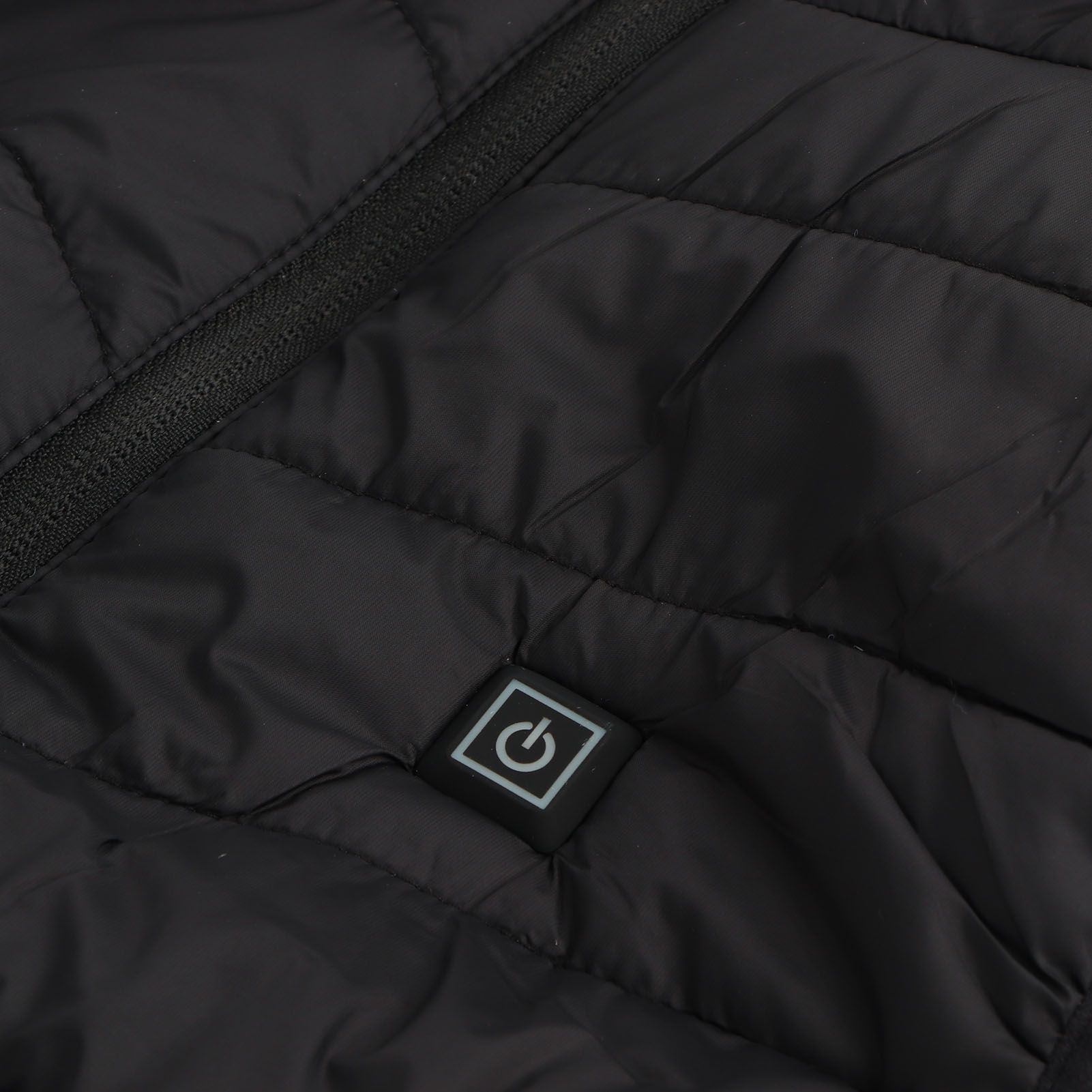 Heated Jacket Unisex 3 Gears Four Zones Heating Polyester Fiber Electric Thermal Vest for Outdoor Winter XXXL