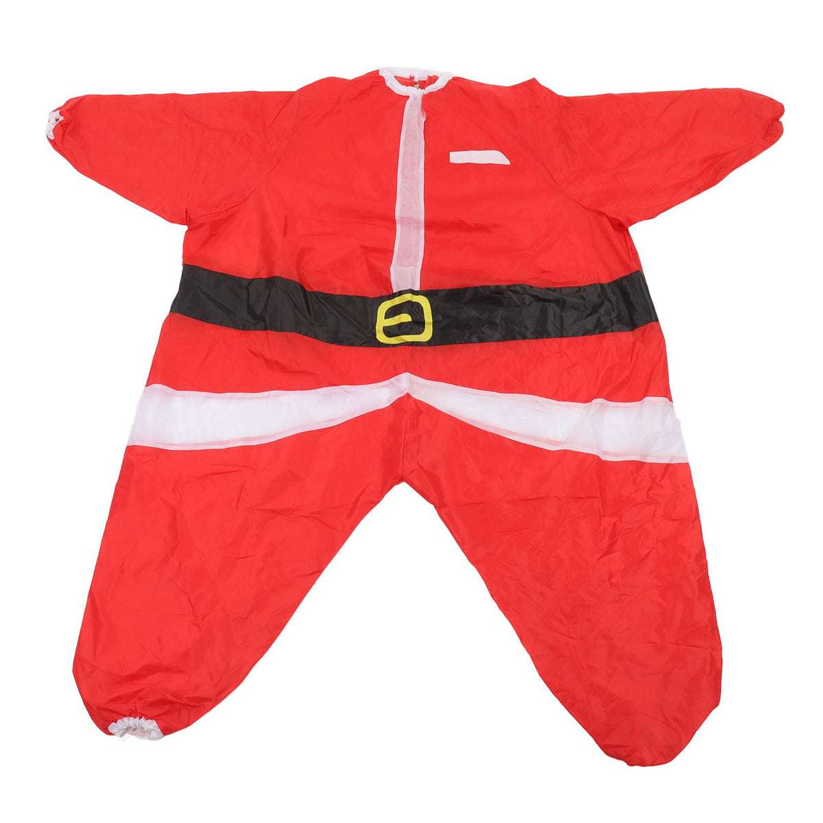 Inflatable Santa Suit Vivid Colors Battery Powered Inflator Polyester Inflatable Christmas Suit for 5.2 to 6.1ft Tall