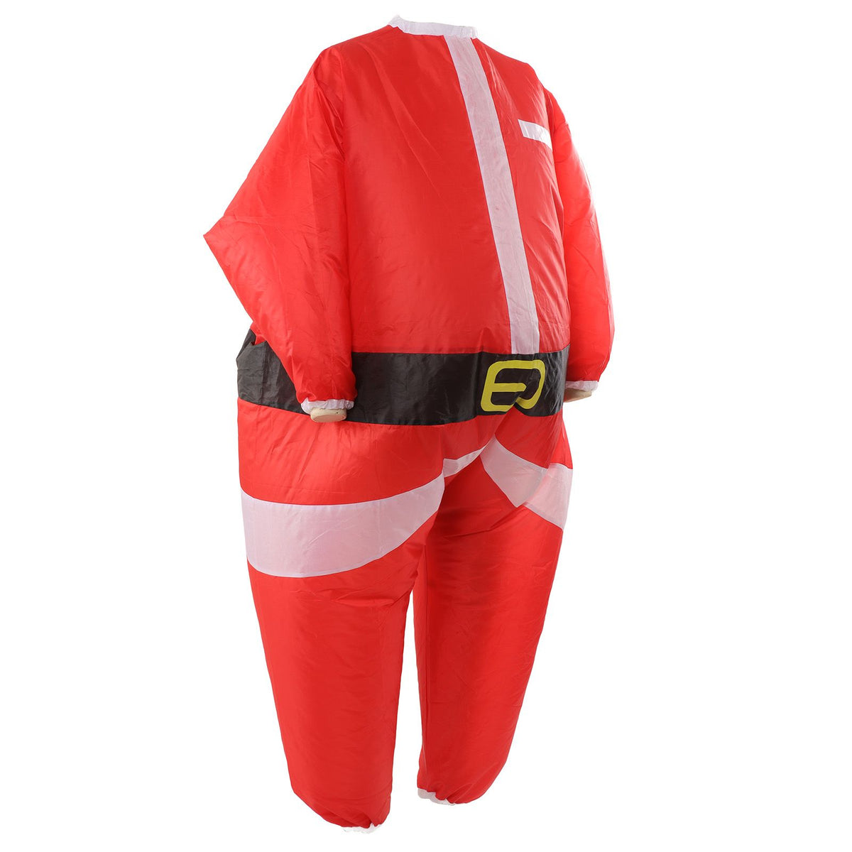 Inflatable Santa Suit Vivid Colors Battery Powered Inflator Polyester Inflatable Christmas Suit for 5.2 to 6.1ft Tall