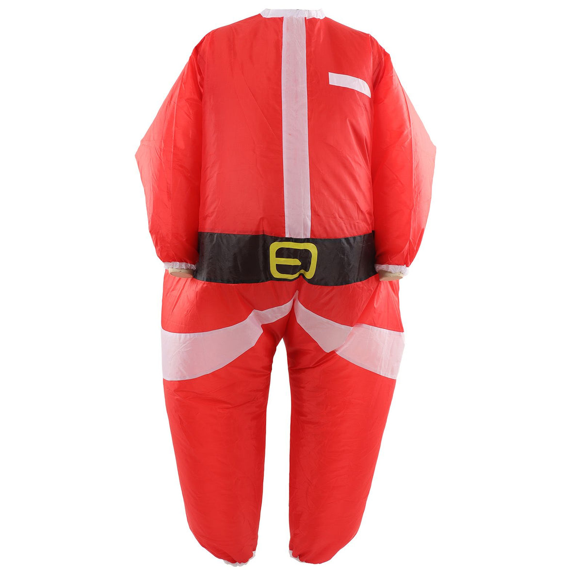 Inflatable Santa Suit Vivid Colors Battery Powered Inflator Polyester Inflatable Christmas Suit for 5.2 to 6.1ft Tall
