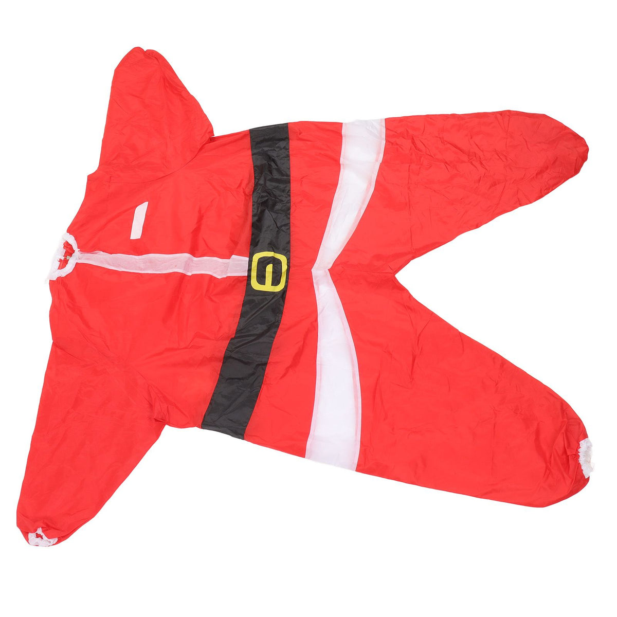 Inflatable Santa Suit Vivid Colors Battery Powered Inflator Polyester Inflatable Christmas Suit for 5.2 to 6.1ft Tall