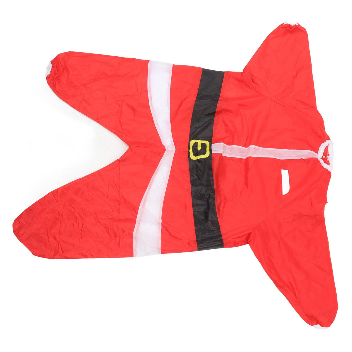 Inflatable Santa Suit Vivid Colors Battery Powered Inflator Polyester Inflatable Christmas Suit for 5.2 to 6.1ft Tall