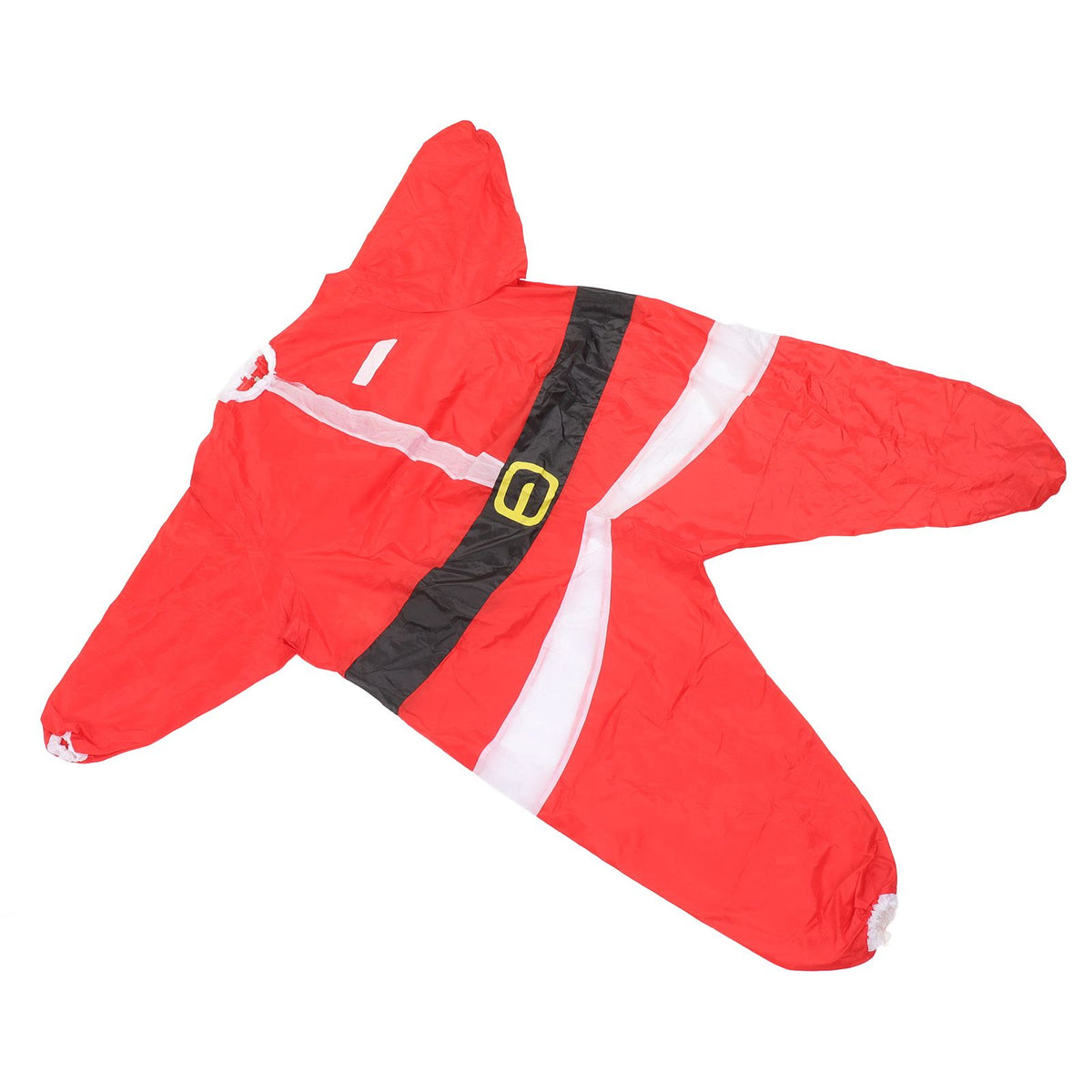 Inflatable Santa Suit Vivid Colors Battery Powered Inflator Polyester Inflatable Christmas Suit for 5.2 to 6.1ft Tall