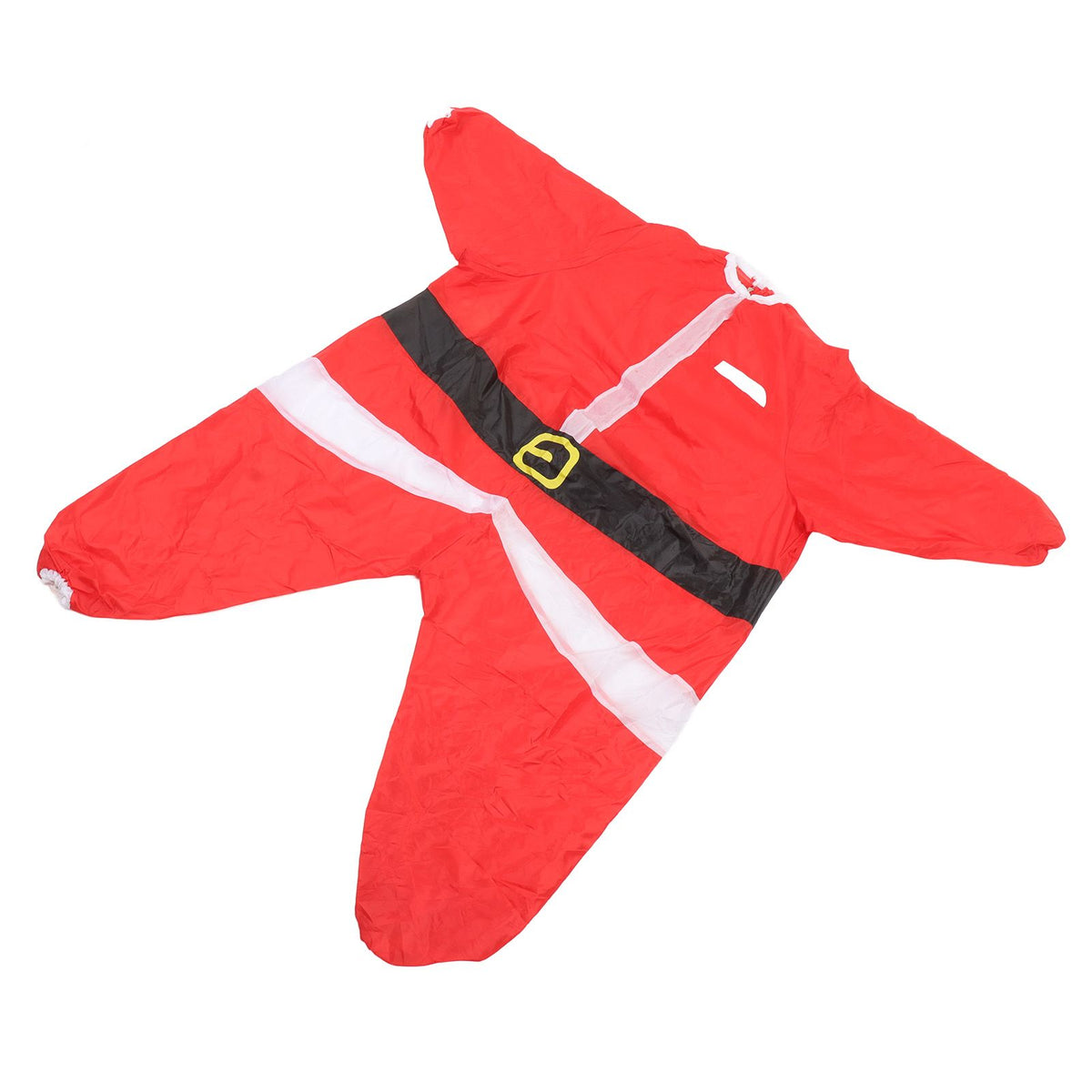 Inflatable Santa Suit Vivid Colors Battery Powered Inflator Polyester Inflatable Christmas Suit for 5.2 to 6.1ft Tall