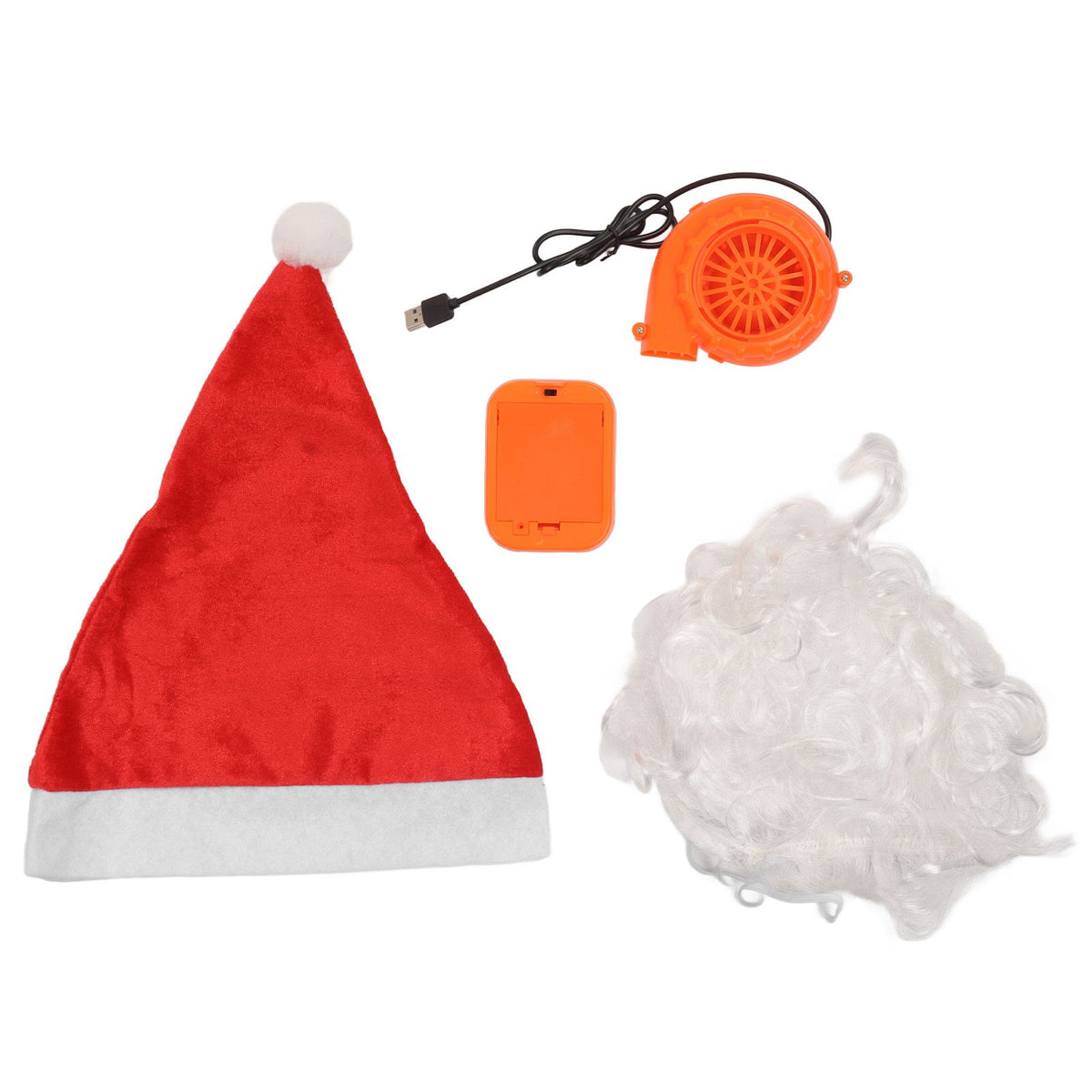Inflatable Santa Suit Vivid Colors Battery Powered Inflator Polyester Inflatable Christmas Suit for 5.2 to 6.1ft Tall