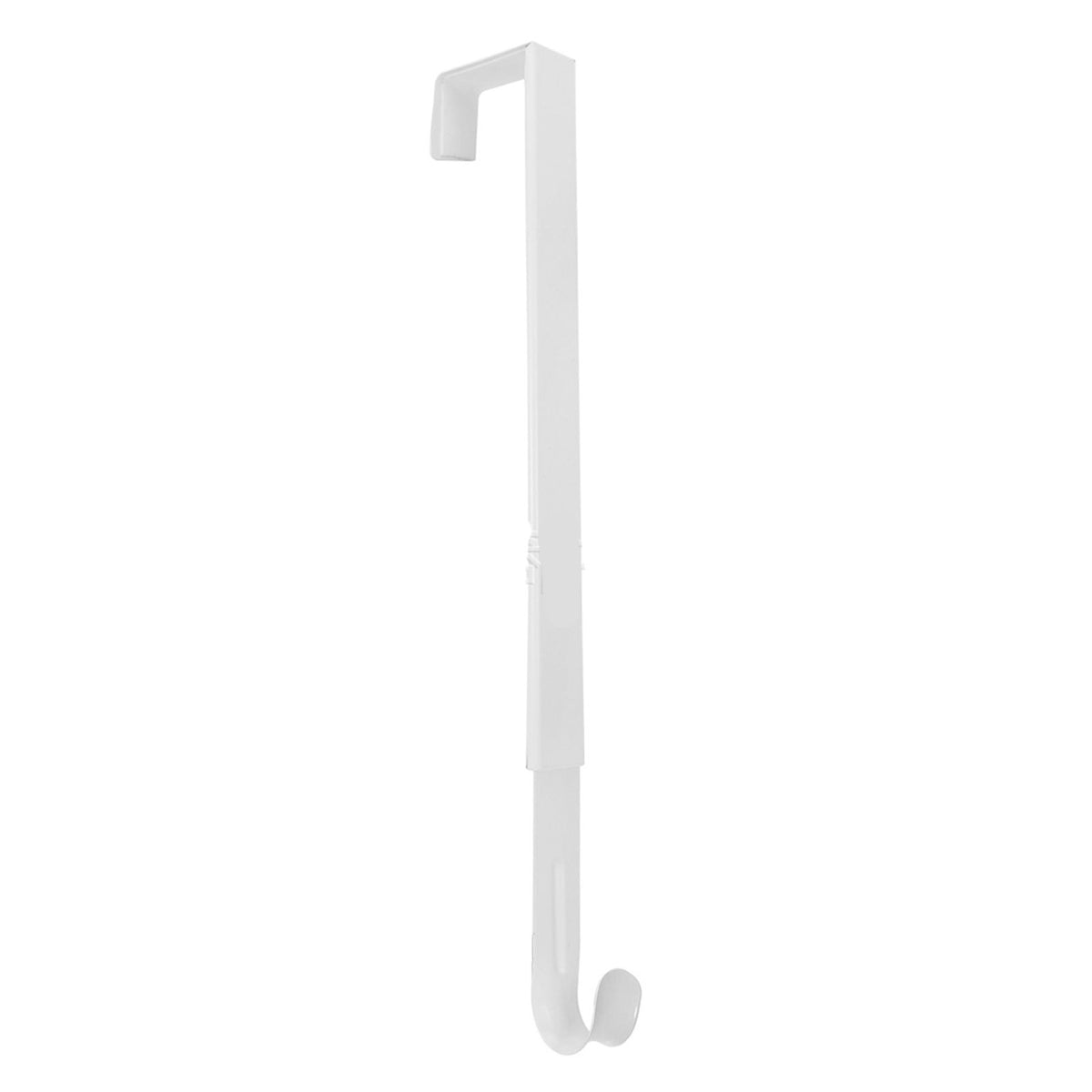 Adjustable Wreath Door Hanger Damage Free Wreaths Hanging Over The Door Hooks Iron Door Hanger for Christmas Wreath White