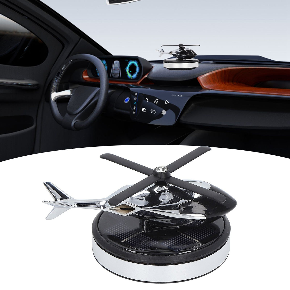 Car Fragrance Pleasant Air Removable Portable Delicate Decorative Solar Home Fragrance
