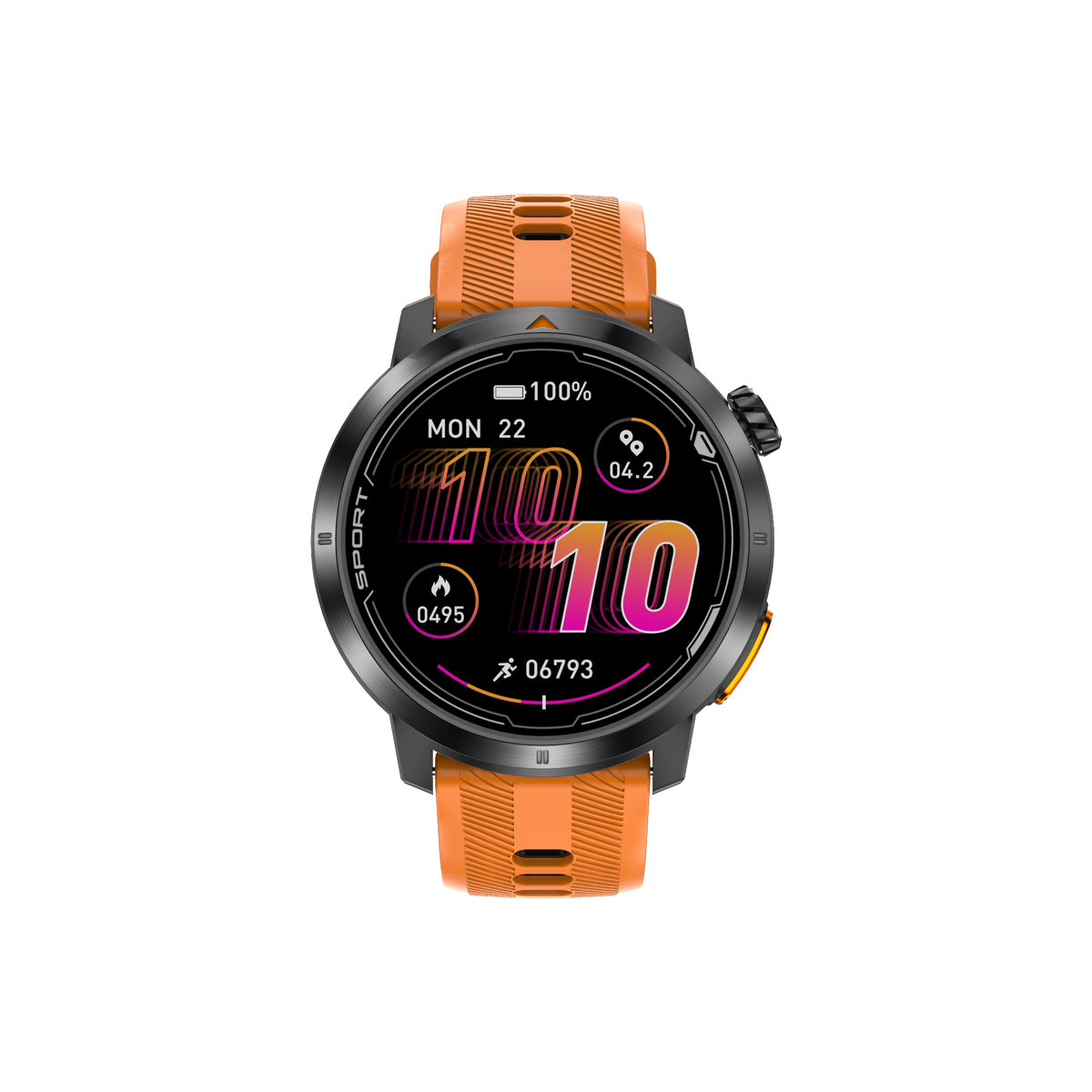 DTG9 Fitness Smart Watch, Waterproof Sports Watch,Orange