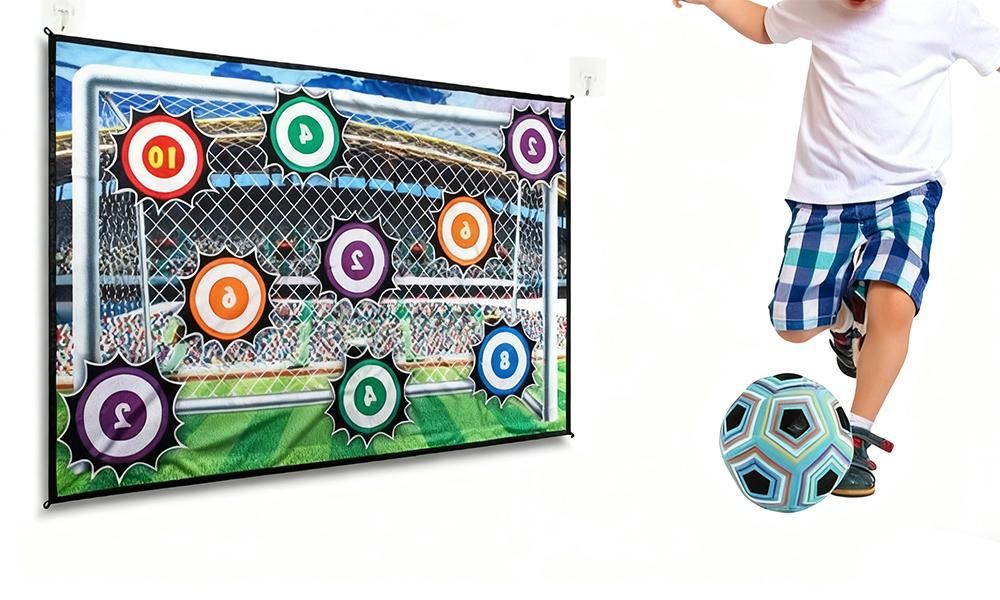 Indoor Soccer Throwing Training Game Goalkeeper Target Set