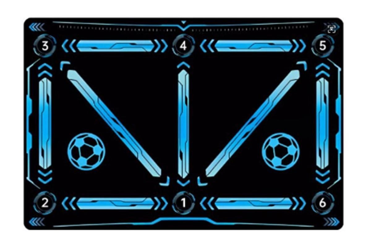 Soccer Training Mat Football Footstep Training Mat Soccer Skills Training Equipment Non Slip Dribble Training Sport Carpet